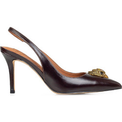 Kurt Geiger Γόβες Slingback Δερμάτινες με Τακούνι Στιλέτο Σοκολατί 3422839109