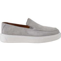 Riviera Ανδρικά Μοκασίνια Loafers Καστόρινα Γκρι 2071