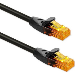 Qoltec U/UTP Cat.6 Καλώδιο Δικτύου Ethernet 30m Black 54567