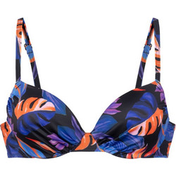 Dorina Bikini Top με Ενίσχυση Μπλε Πορτοκαλί Μαύρο FXBK0012BK010-BK0115OPVS-FAINETAI-STHN-EIKONA