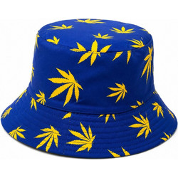 Ghetto Leaf Ανδρικό Καπέλο Bucket Υφασμάτινο Μπλε