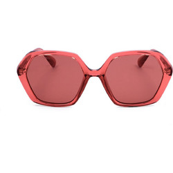 Max & Co MO0034 66S Γυναικεία Γυαλιά Ηλίου Πολυγωνικά Κοκάλινα Ροζ με Ροζ Φακό