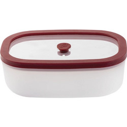 Berkel Δοχείο Φαγητού Πλαστικό 500ml Διαφανές Κόκκινο