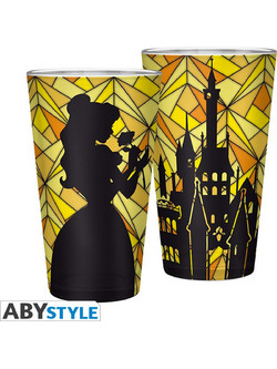 Abysse Corp Ποτήρι Νερού Γυάλινo Disney: The Beauty & The Beast - Belle 400ml ABYVER162