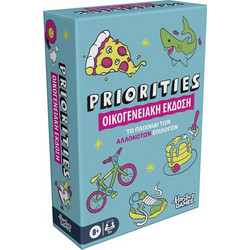 Hasbro Priorities Family Edition Επιτραπέζιο Παιχνίδι 8+ Ετών για 3+ Παίκτες