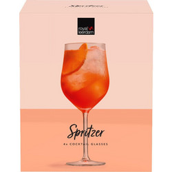 Royal Σετ Ποτήρια Κοκτέιλ Γυάλινα Κολωνάτα Leerdam Spritzer Cocktails 600ml 4τμχ 1001525