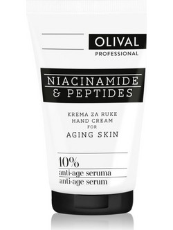 Olival Professional Niacinamide & Peptides Αντιγηραντική Κρέμα Χεριών 50ml