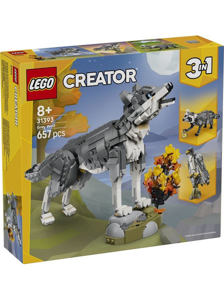 Lego Creator Forest Animals Gray Wolf για 8+ Ετών 31393