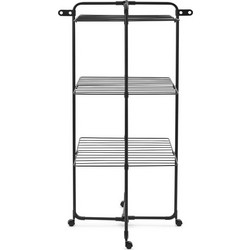 Brabantia 1010151 Πτυσσόμενη Κάθετη Απλώστρα Ρούχων Δαπέδου 76x59x126cm με Μήκος Απλώματος 23m