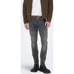 Only & Sons Ανδρικό Τζιν Παντελόνι Slim Εφαρμογή Ανθρακί 22012051