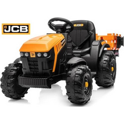 JCB Ηλεκτροκίνητο Παιδικό Τρακτέρ 12V με Καρότσα Κίτρινο 8540110