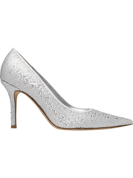 Nine West GLAMORH2 Γόβες με Τακούνι Στιλέτο με Στρας Ασημί 14-140