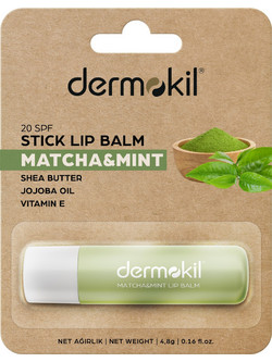 Dermokil Matcha & Mint Lip Balm με Χρώμα 4.8gr