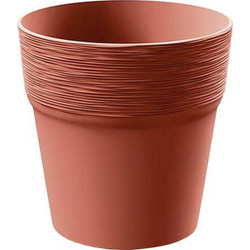 MarHome Γλάστρα Στρογγυλή Πλαστική Κόκκινη 17.5x17.9cm 09-DFA175-7598U