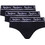 Pepe Jeans Ανδρικά Σλιπ Βαμβακερά Μαύρα 3Pack PMU10970-999