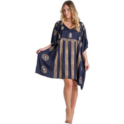 Rima Γυναικείο Καφτάνι Παραλίας Κοντό Navy Μπλε 6133-02