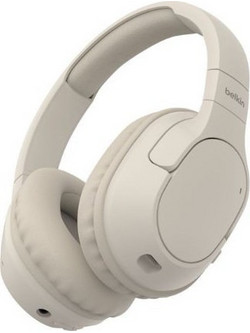 Belkin SoundForm Surround Ενσύρματα & Ασύρματα Bluetooth Ακουστικά Over Ear Μπεζ