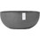 Ecopots Sofia Big 43 Γλάστρα Στρογγυλή Πλαστική Γκρι 40.5x17.5cm 31819-257
