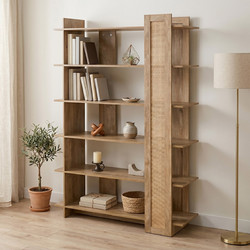 Pakoworld Oslo Βιβλιοθήκη 100x32x146.5cm 086-000025