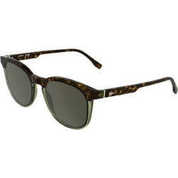 Lacoste L6073S 223 Ανδρικά Γυαλιά Ηλίου Τετράγωνα Κοκάλινα Ταρταρούγα με Μαύρο Φακό