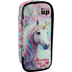Back Me UP Pastel Unicorn Κασετίνα Ροζ 357-41141