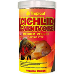Tropical Cichlid Carnivore Medium Pellet 500ml