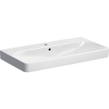 Geberit Smyle Square Ένθετος Νιπτήρας Μπάνιου Πορσελάνης 75x48cm Λευκός 500.249.01.1
