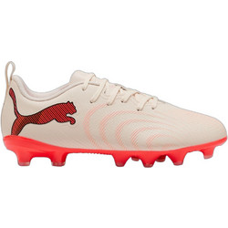Puma Jr. Future 9 Play FG/AG 109194-01 Παιδικά Ποδοσφαιρικά Παπούτσια με Τάπες Μπεζ