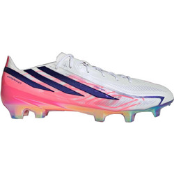 Adidas F50 Hyperfast Elite FG KJ3432 Ποδοσφαιρικά Παπούτσια με Τάπες Λευκά Ροζ