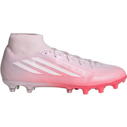 Adidas F50 Sparkfusion League Mid Cut FG IH4488 Ποδοσφαιρικά Παπούτσια με Τάπες και Καλτσάκι Ροζ
