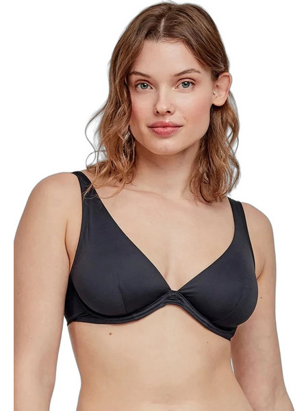 Gisela Bikini Top Τριγωνάκι Μαύρο 2/30265T