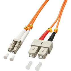 Lindy LC-SC Καλώδιο Οπτικής Ίνας 1m Orange 46990