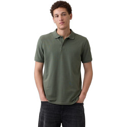 Gap Ανδρική Μπλούζα Polo Κοντομάνικη Πράσινη 550531098