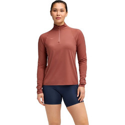 Hoka Glide Tech Γυναικείο Αθλητικό T-Shirt Rusted 1164155-ROUG