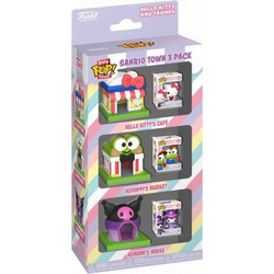 Funko Bitty Pop! Town Sanrio 3-Pack Hello Kitty’s Café / Keroppi’s Market / Kuromi’s House