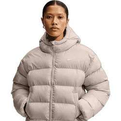 Nike Therma-FIT Γυναικείο Μπουφάν Χειμωνιάτικο Puffer Μακρύ Εκρού IF5931-236