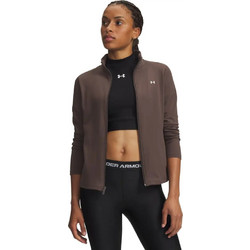 Under Armour Motion Γυναικεία Ζακέτα Φούτερ Μακριά με Φερμουάρ Σοκολατί 6013776-200