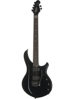 Music Man John Petrucci Majesty Ηλεκτρική Κιθάρα ST Style με Μαγνήτες HH & Ταστιέρα Ebony Black Frosting