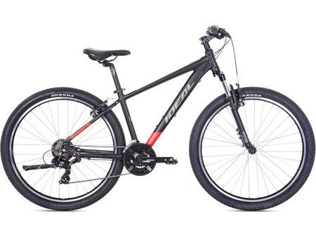 Ideal Trial Ποδήλατο Trekking 27.5" Αλουμινίου με 21 Ταχύτητες Μαύρο