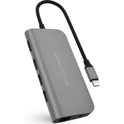 HyperDrive HD30F-GRAY USB-C Docking Station με HDMI PD Ethernet