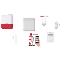 Hikvision AX PRO 1 Σύστημα Συναγερμού Ασύρματο με Πληκτρολόγιο με 1 Τηλεχειριστήριο με 1 Σειρήνα με 1 Αισθητήρα Πόρτας και 1 Ανιχνευτή Κίνησης (Wi-Fi / GSM / RF)