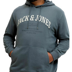 Jack & Jones Ανδρικό Φούτερ με Τσέπες Πετρόλ 12299678
