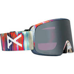 Anon M6 Cylindrical MFI Μάσκα Σκι & Snowboard Ενηλίκων Πολύχρωμη με Φιμέ Φακό Γκρι