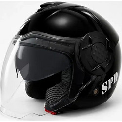 SPD Nexus Gloss Black Κράνος Μηχανής Jet 1250gr