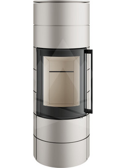 Spartherm Ambiente A3 Pearl Ivory Eboris 1300 Ατσάλινη Ξυλόσομπα Αερόθερμη 7.7kW