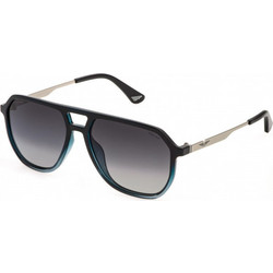 Police SPLQ81E 576PEP Ανδρικά Γυαλιά Ηλίου Aviator Μεταλλικά Χρυσά με Μαύρο Φακό