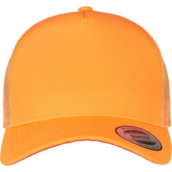 Flexfit Καπέλο Jockey με Δίχτυ Snapback Υφασμάτινο Πορτοκαλί 6506NT-00354