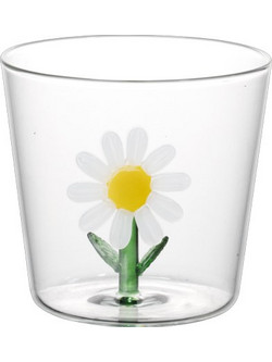 iTotal Ποτήρι Νερού Γυάλινo Daisy 280ml 139328600
