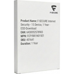 F-SECURE Internet Security για 15 Συσκευές και 1 Έτος Χρήσης (Ηλεκτρονική Άδεια)