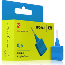 Spokar XM Μεσοδόντια Βουρτσάκια 0.6mm Μπλε 6τμχ
